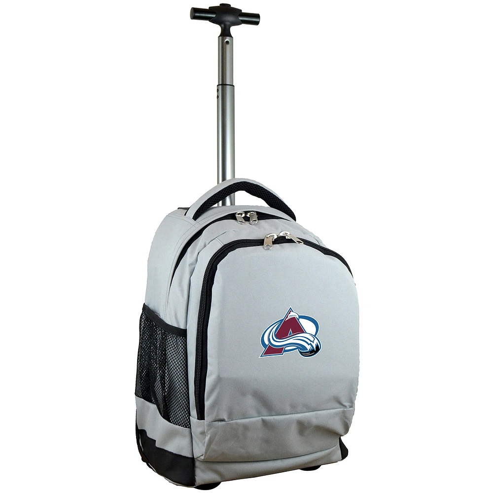 MOJO Gray Colorado Avalanche 19'' Premium Wheeled Backpack