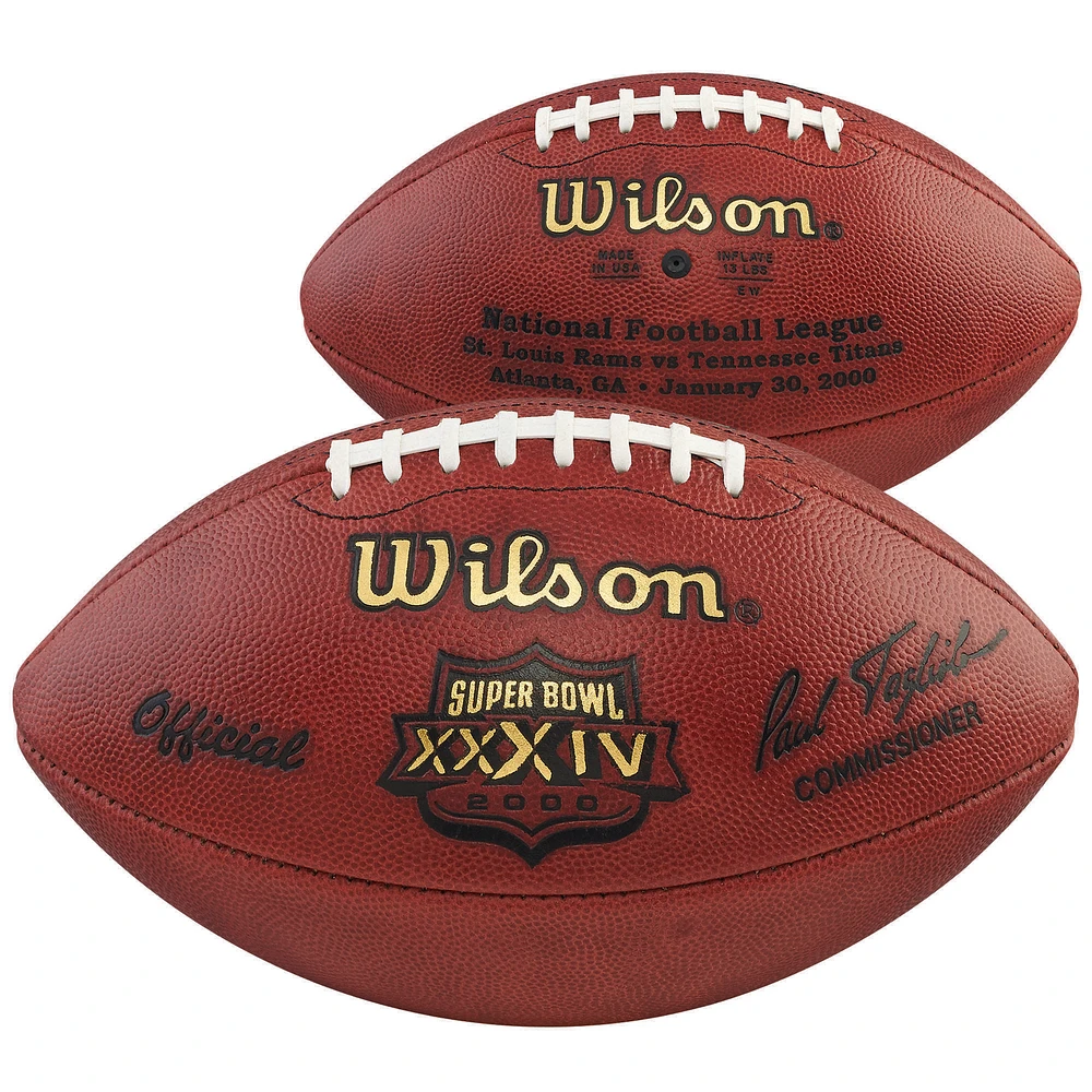 Super Bowl XXXIV Wilson Official Game Football
