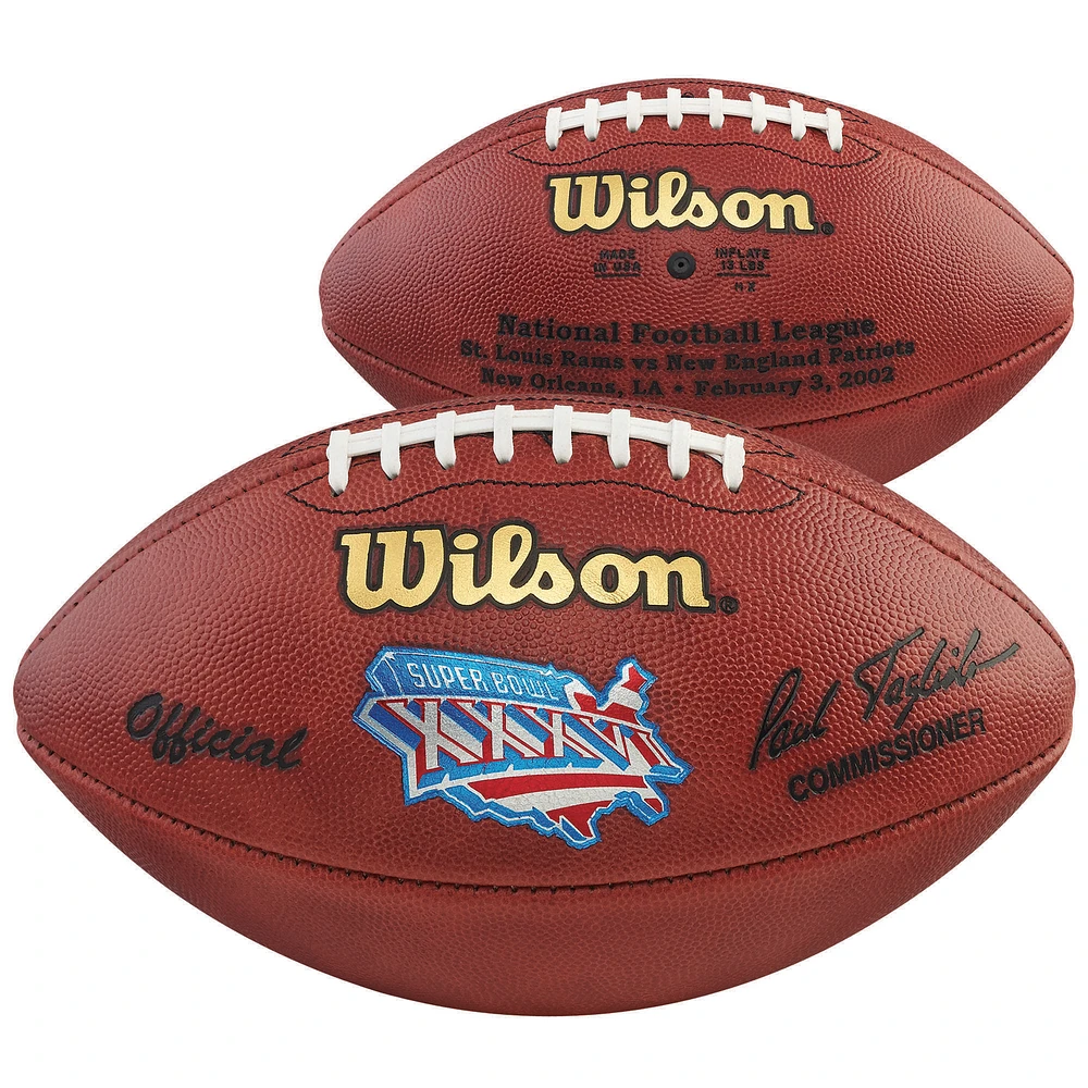 Super Bowl XXXVI Wilson Official Game Football