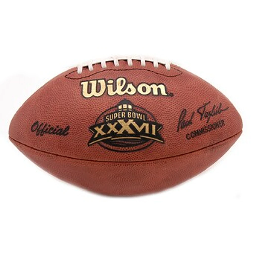 Super Bowl XXXVII Wilson Official Game Football