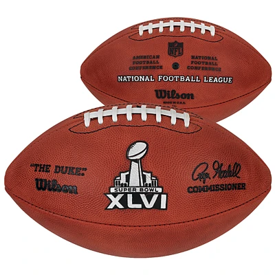 Super Bowl XLVI Wilson Official Game Football