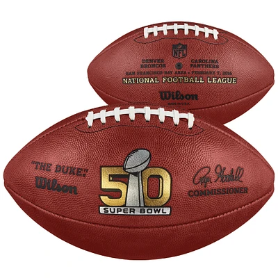 Super Bowl 50 Wilson Official Game Football