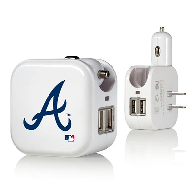 Atlanta Braves 2-In-1 USB Charger