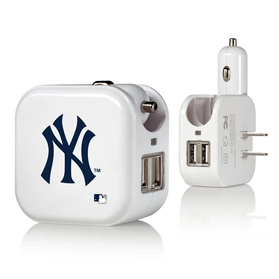 New York Yankees 2-In-1 USB Charger