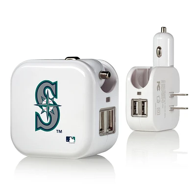 Seattle Mariners 2-In-1 USB Charger