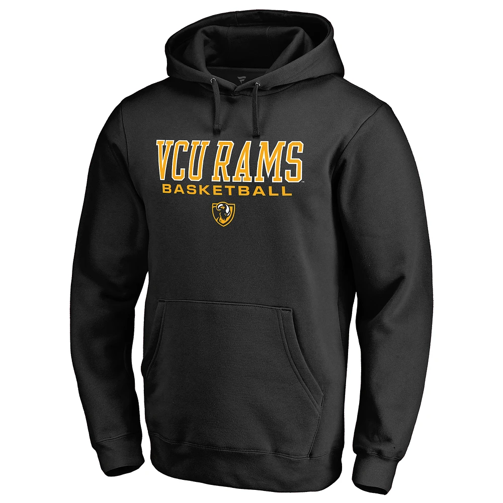 Men's Black VCU Rams Team Unity Pullover Hoodie