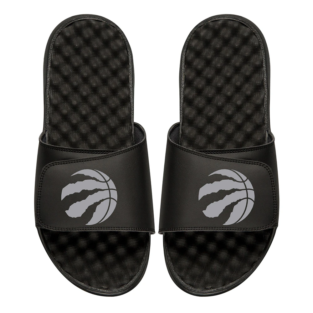 Youth ISlide Black Toronto Raptors Personalized Primary Slide Sandals