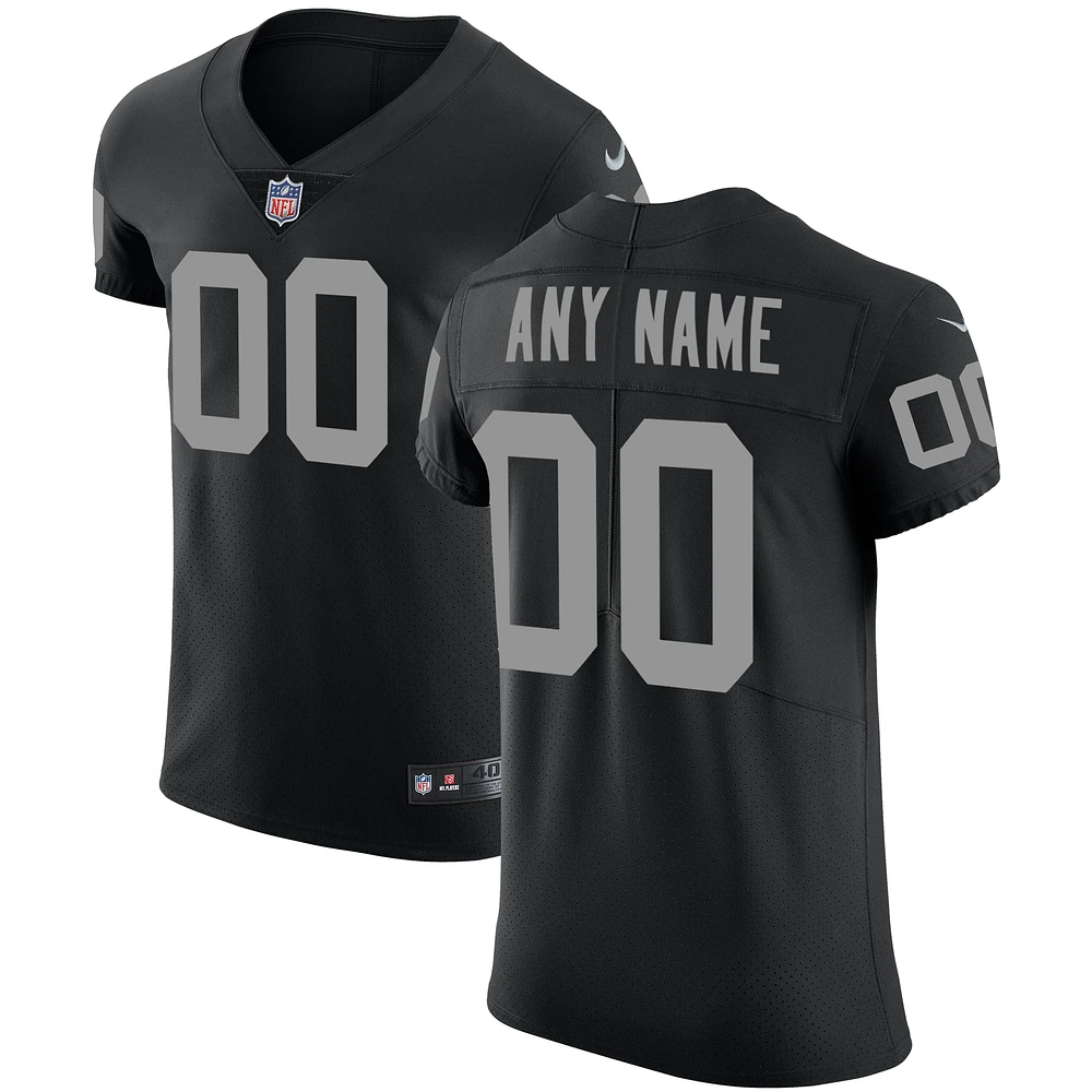 Men's Nike Black Las Vegas Raiders Vapor Untouchable Custom Elite Jersey