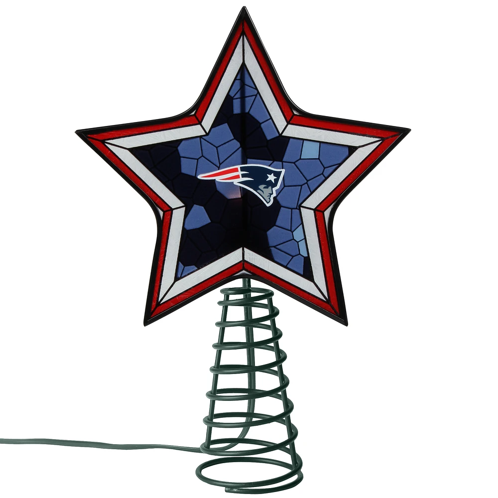 New England Patriots Mosaic Tree Topper