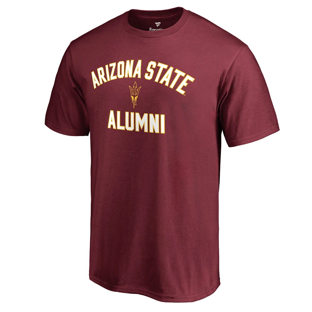 Men's Maroon Arizona State Sun Devils Team Alumni T-Shirt
