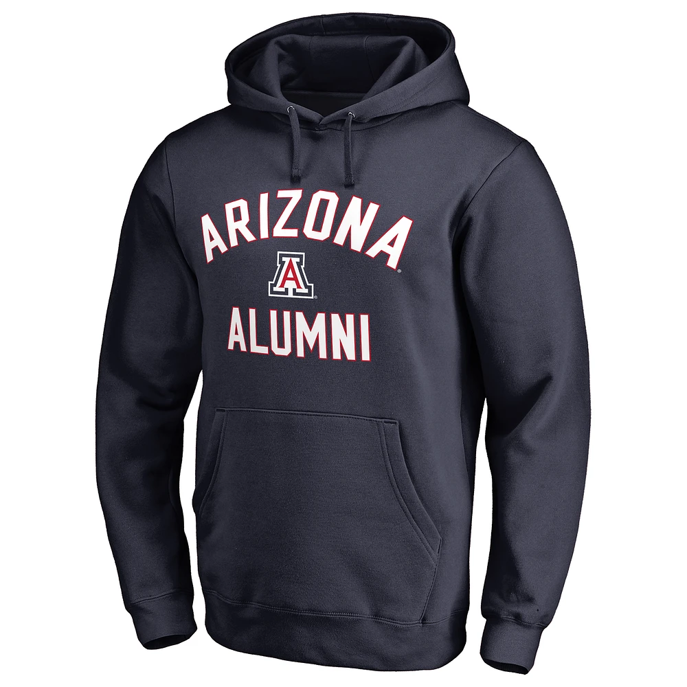 Men's Navy Arizona Wildcats Team Alumni Pullover Hoodie