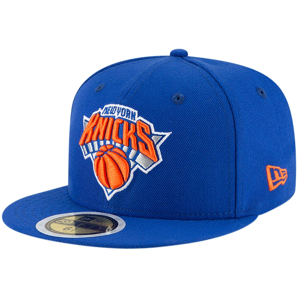 Youth New Era Blue York Knicks Official Team Color 59FIFTY Fitted Hat