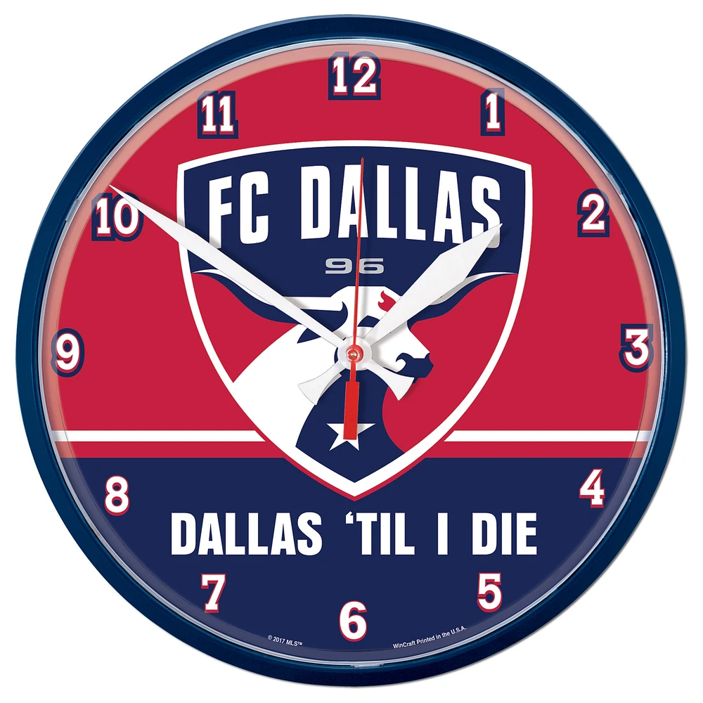 WinCraft FC Dallas 12.75" Round Wall Clock