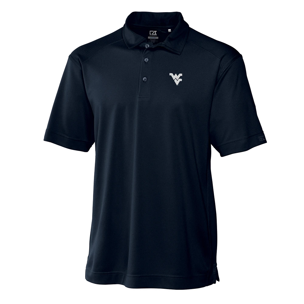 Men's Cutter & Buck Navy West Virginia Mountaineers Big & Tall DryTec Genre Polo