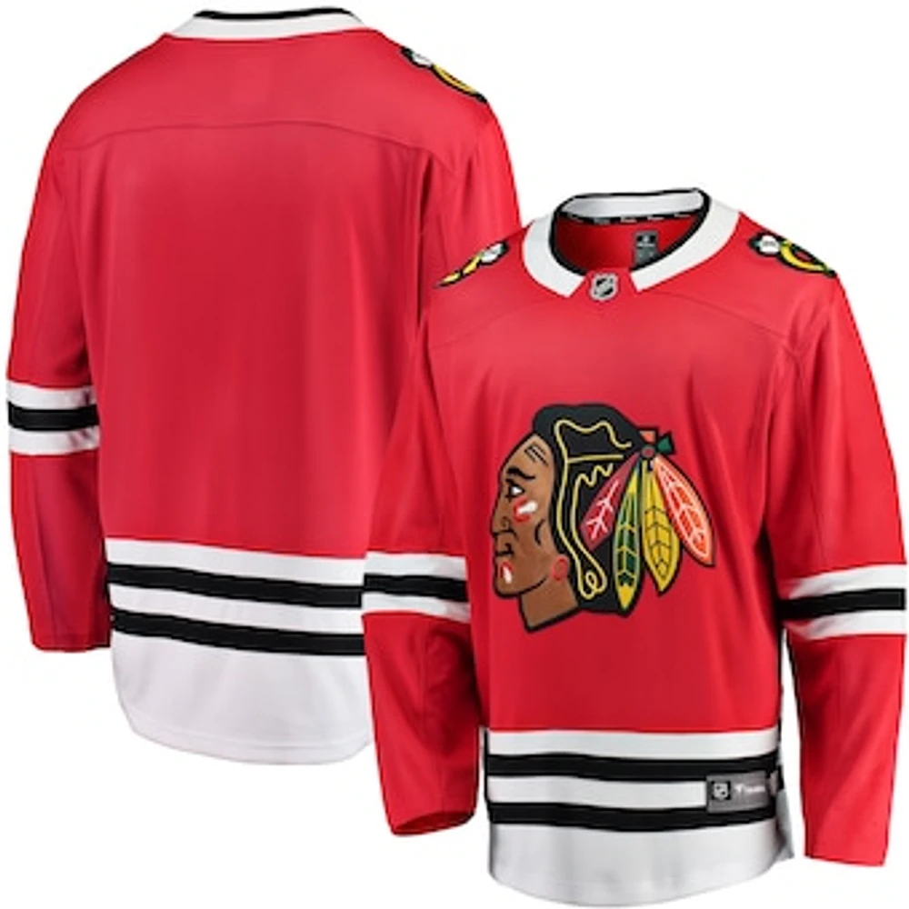 Men's Fanatics Red Chicago Blackhawks Breakaway Home Jersey