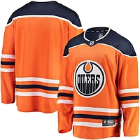Men's Fanatics Orange Edmonton Oilers Breakaway Home Jersey