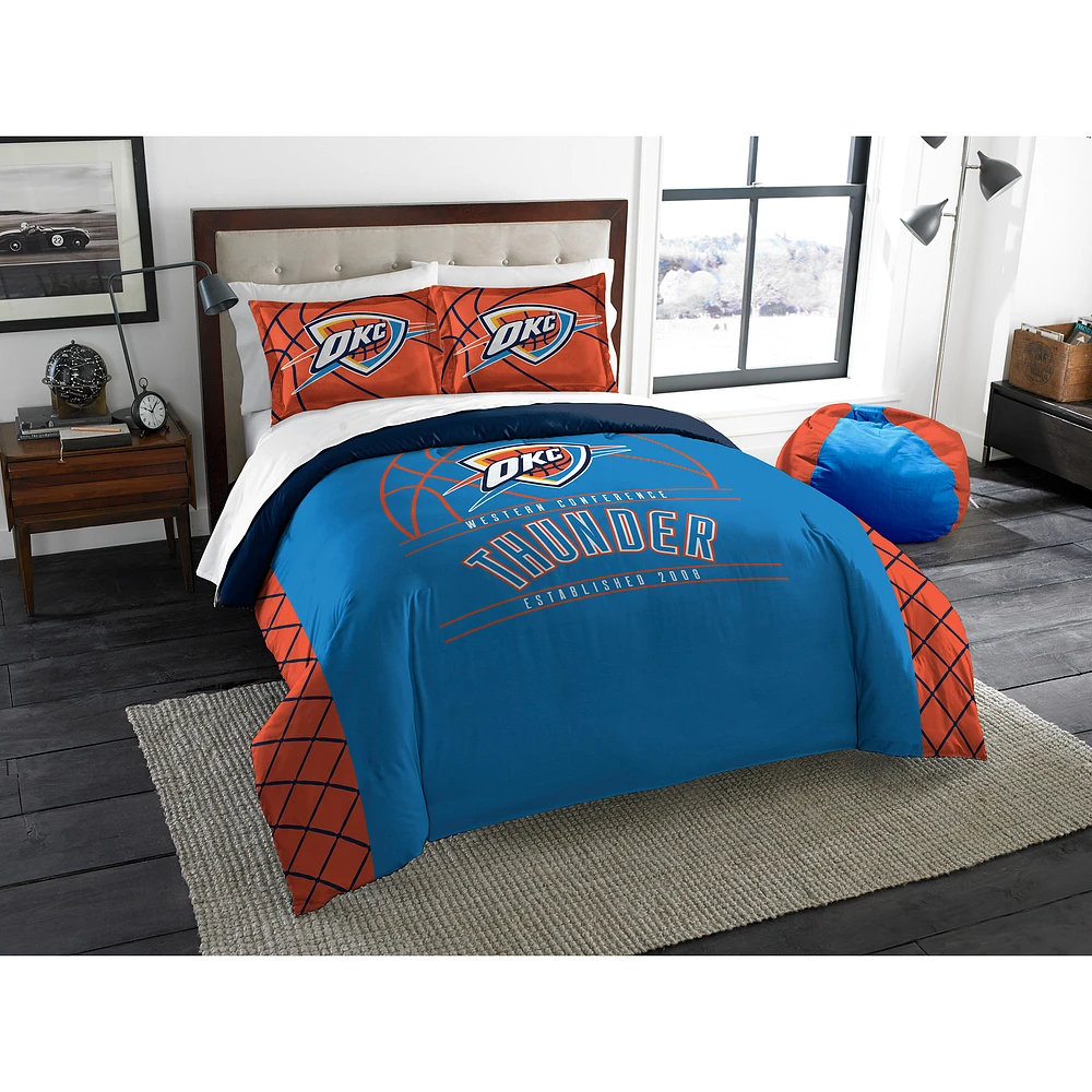The Northwest Company Oklahoma City Thunder Reverse Slam Full/Queen Comforter Set