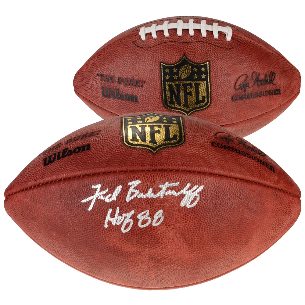 Fred Biletnikoff Las Vegas Raiders Autographed Duke Pro Football with "HOF 88" Inscription