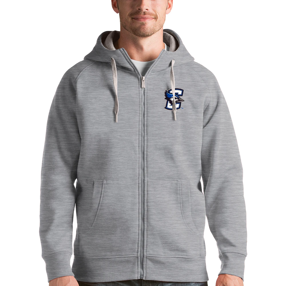 Men's Antigua Creighton Bluejays Victory Full-Zip Hoodie