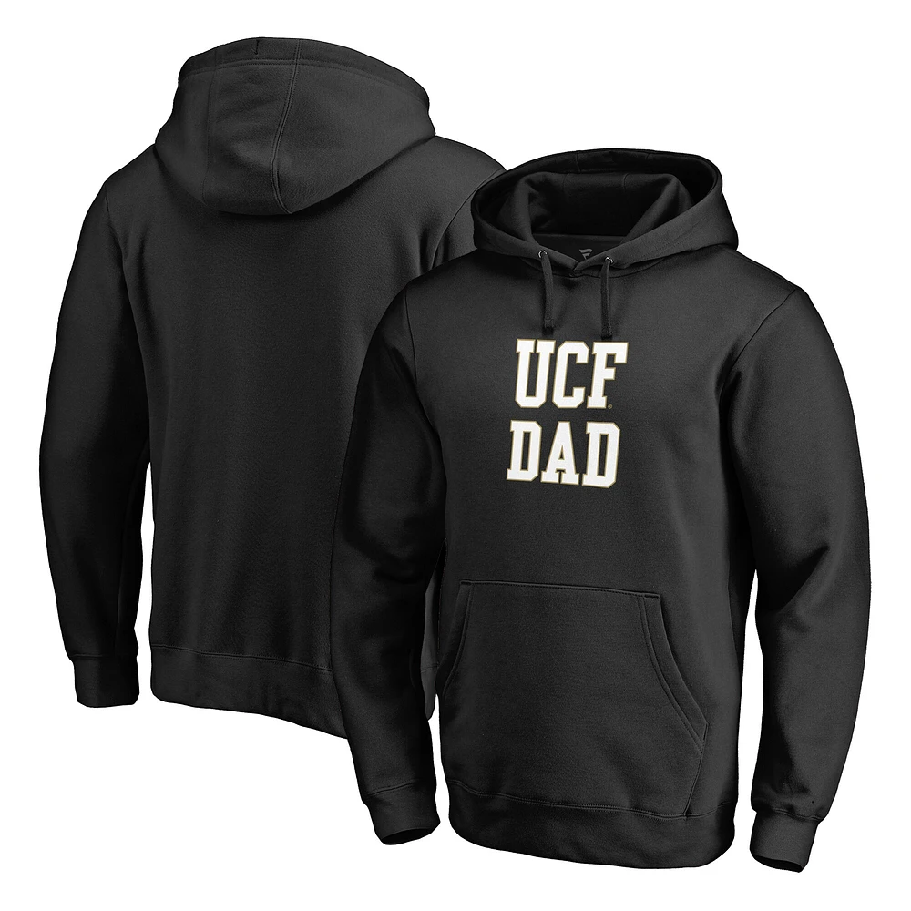 Men's Black UCF Knights Team Dad Pullover Hoodie