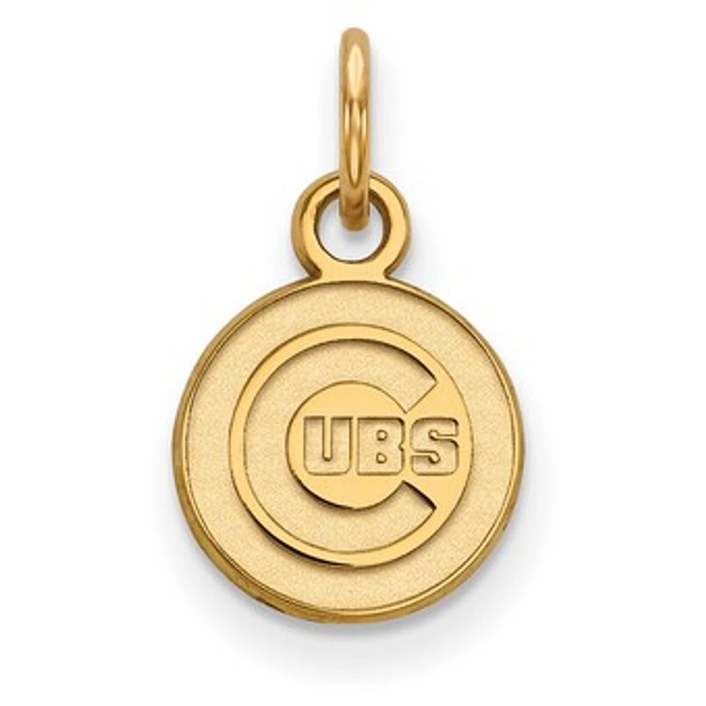 Women's Chicago Cubs Gold-Plated Sterling Silver Extra-Small Pendant