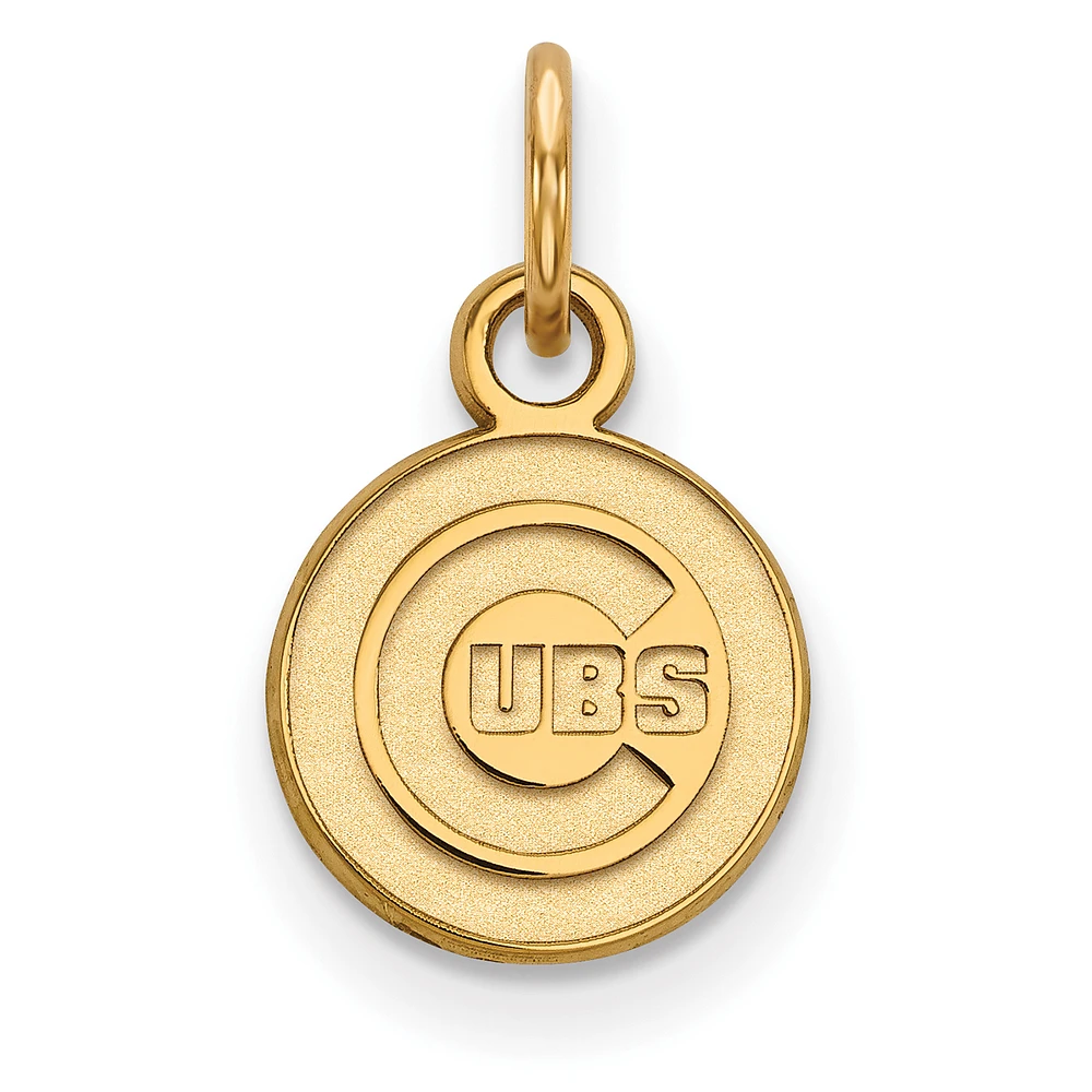 Women's Chicago Cubs Gold-Plated Sterling Silver Extra-Small Pendant