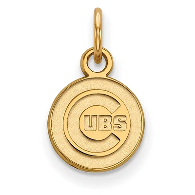 Women's Chicago Cubs Gold-Plated Sterling Silver Extra-Small Pendant