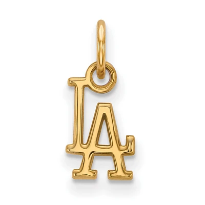 Women's Los Angeles Dodgers Gold-Plated Sterling Silver Extra-Small Pendant