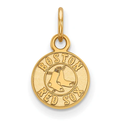 Women's Boston Red Sox Gold-Plated Sterling Silver Extra-Small Pendant