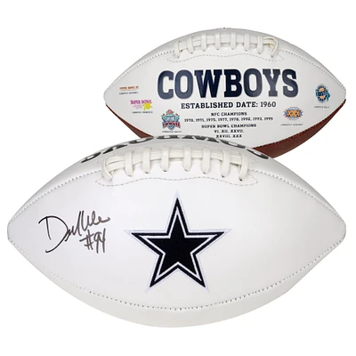 DeMarcus Ware Dallas Cowboys Autographed White Panel Football