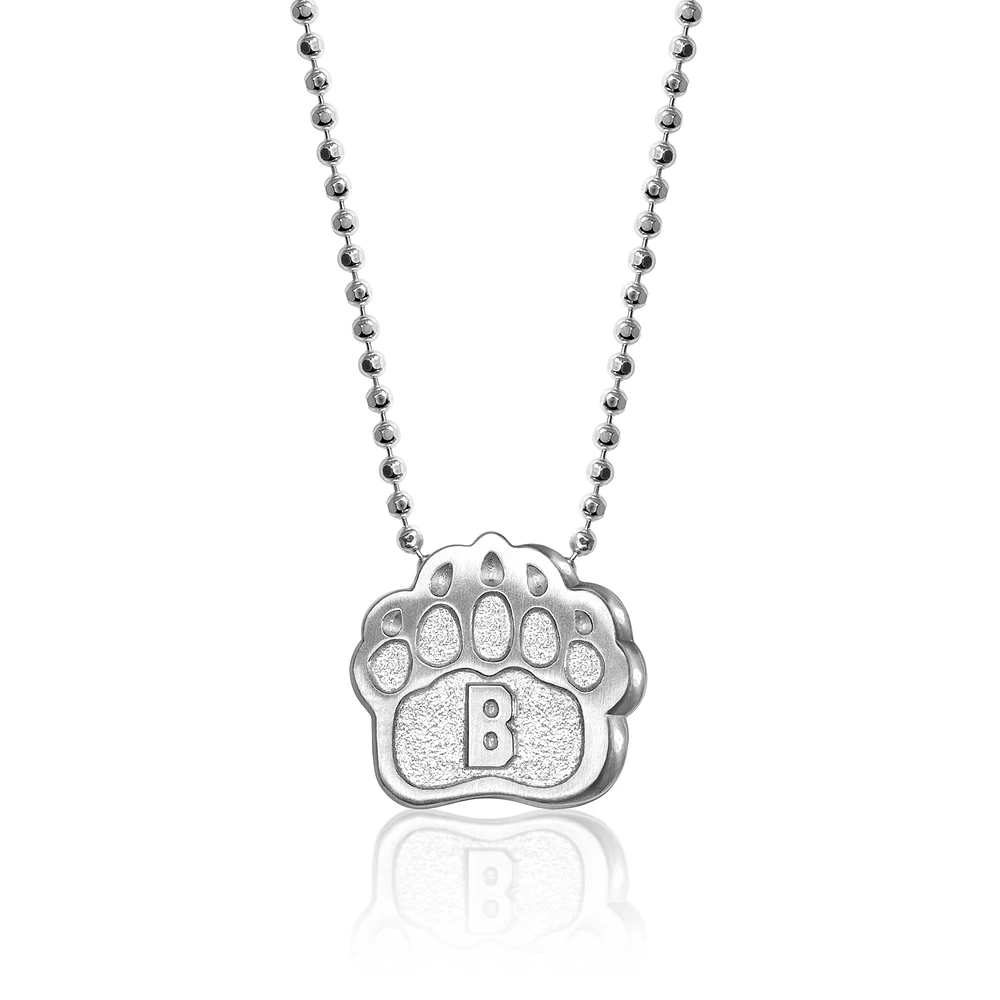 Women's Alex Woo Brown Bears Little Collegiate Sterling Silver Necklace