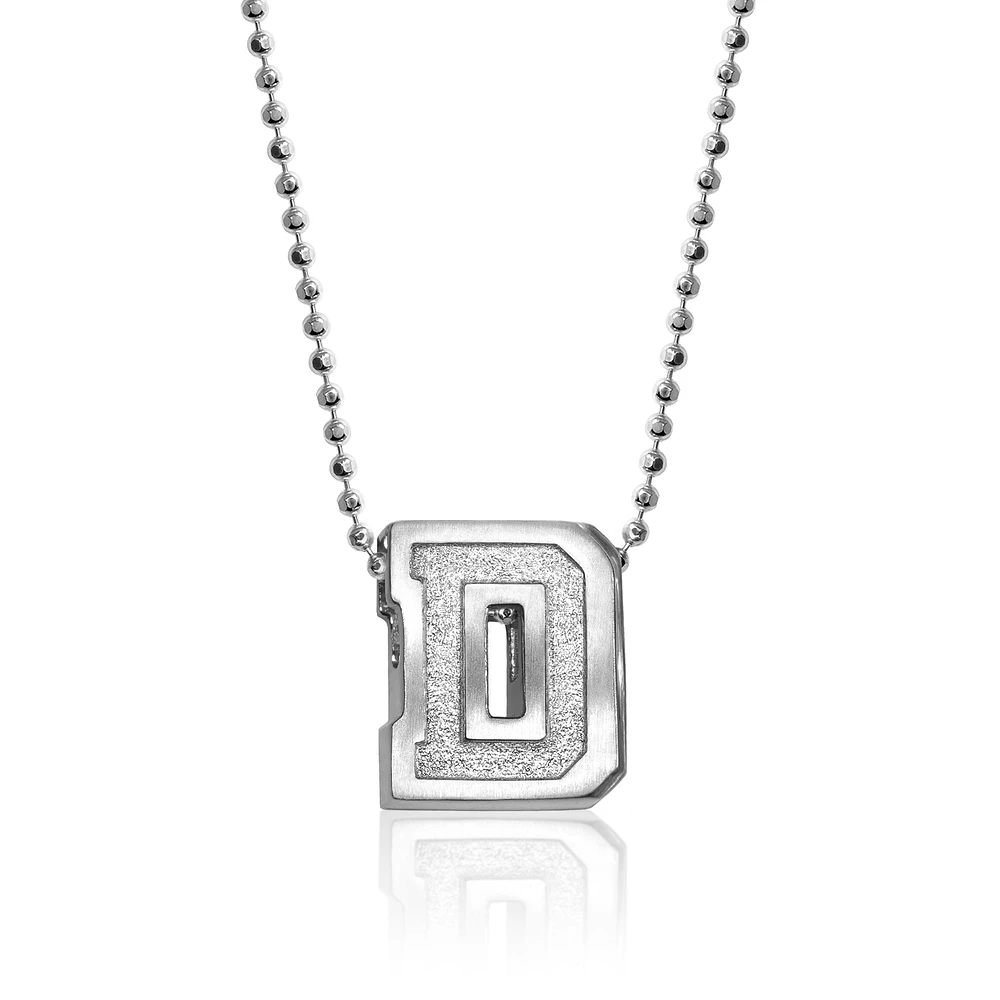 Women's Alex Woo Dartmouth Big Green Little Collegiate Sterling Silver Necklace
