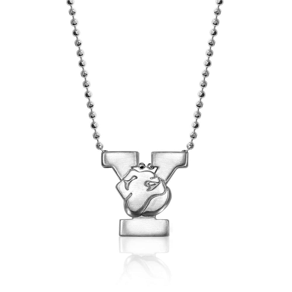 Women's Alex Woo Yale Bulldogs Little Collegiate Sterling Silver Necklace