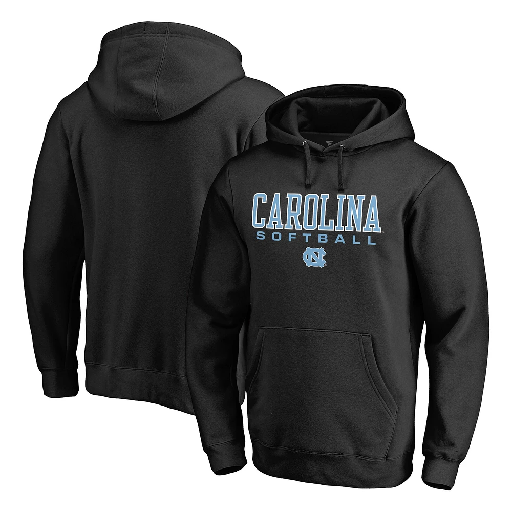 Men's Black North Carolina Tar Heels Team Unity Softball Pullover Hoodie