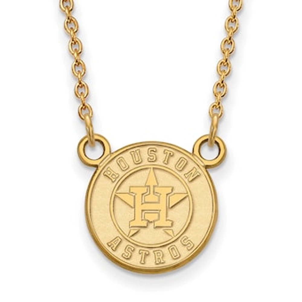 Women's Houston Astros Gold-Plated Small Pendant