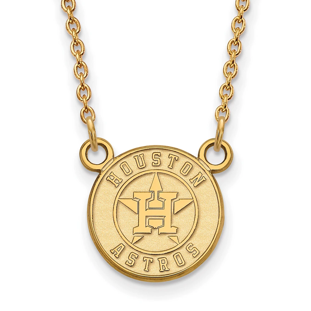 Women's Houston Astros Gold-Plated Small Pendant