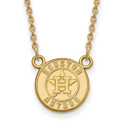 Women's Houston Astros Gold-Plated Small Pendant