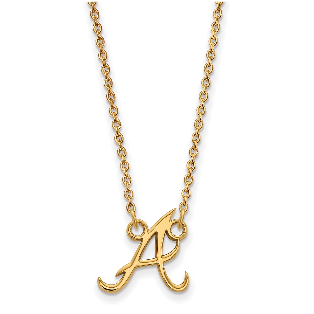 Women's Atlanta Braves Gold-Plated Small Pendant