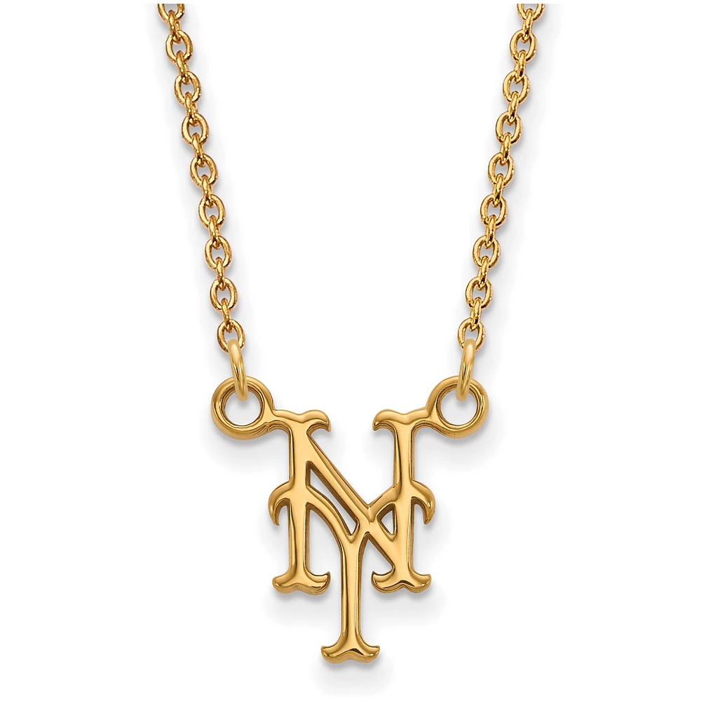 Women's New York Mets Gold-Plated Small Pendant