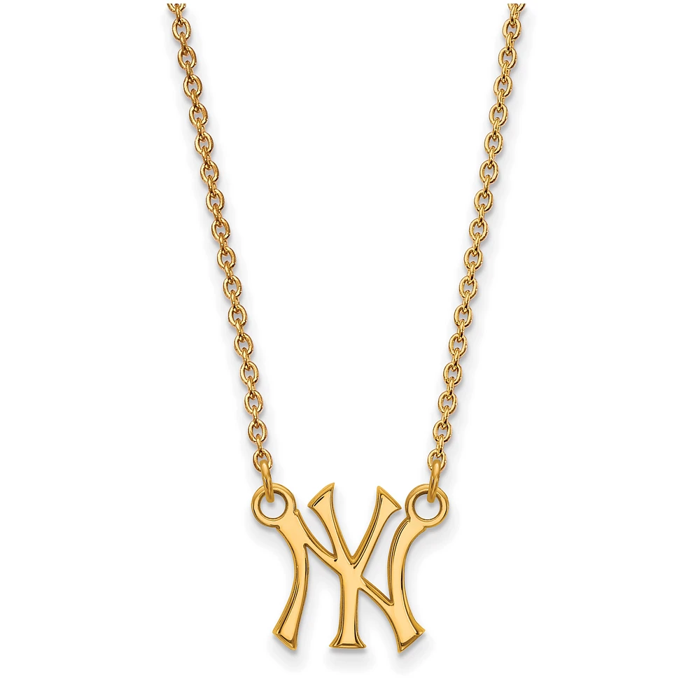 Women's New York Yankees Gold-Plated Small Pendant