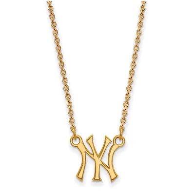 Women's New York Yankees Gold-Plated Small Pendant