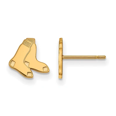 Women's Boston Red Sox Gold-Plated Small Post Earrings
