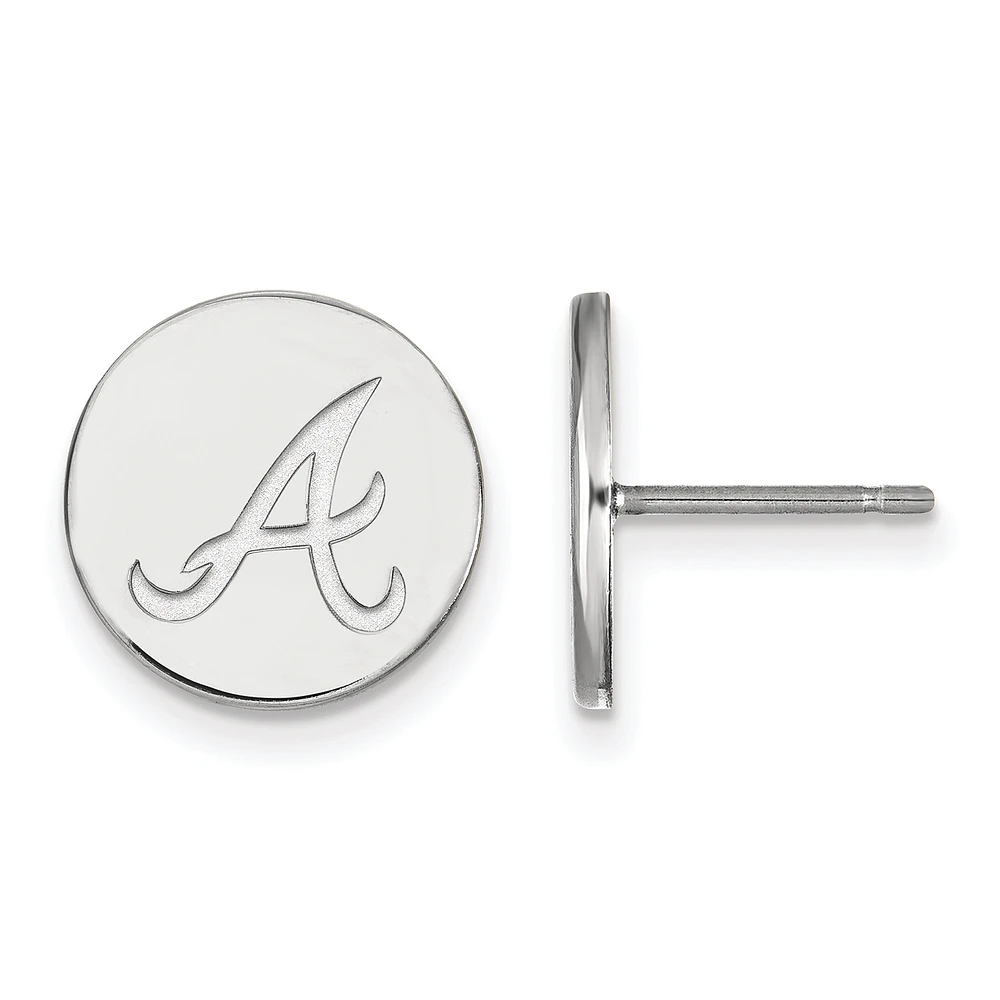 Women's Atlanta Braves Sterling Silver XS Post Earrings