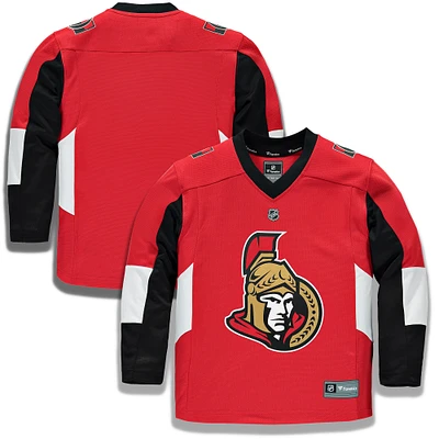 Youth Fanatics Red Ottawa Senators Home Replica - Blank Jersey