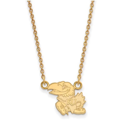 Women's Kansas Jayhawks Gold Plated Pendant Necklace