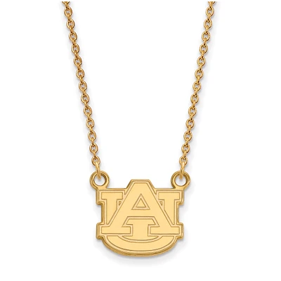 Women's Auburn Tigers Gold Plated Pendant Necklace