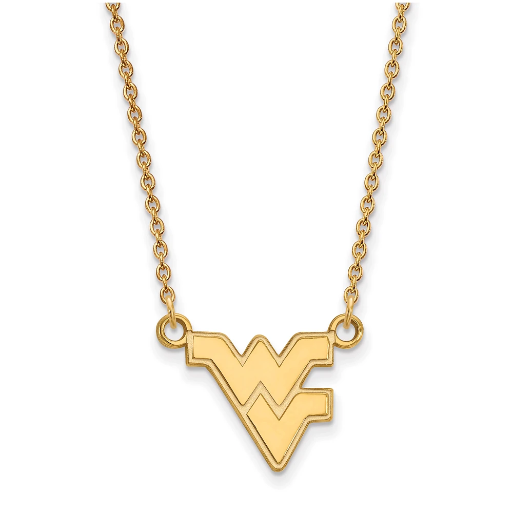 Women's West Virginia Mountaineers Gold Plated Pendant Necklace
