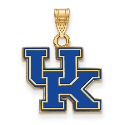 Women's Kentucky Wildcats Gold Plated Small Enamel Pendant