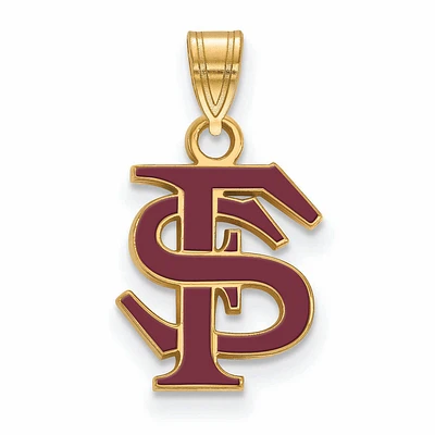 Women's Florida State Seminoles Gold Plated Small Enamel Pendant