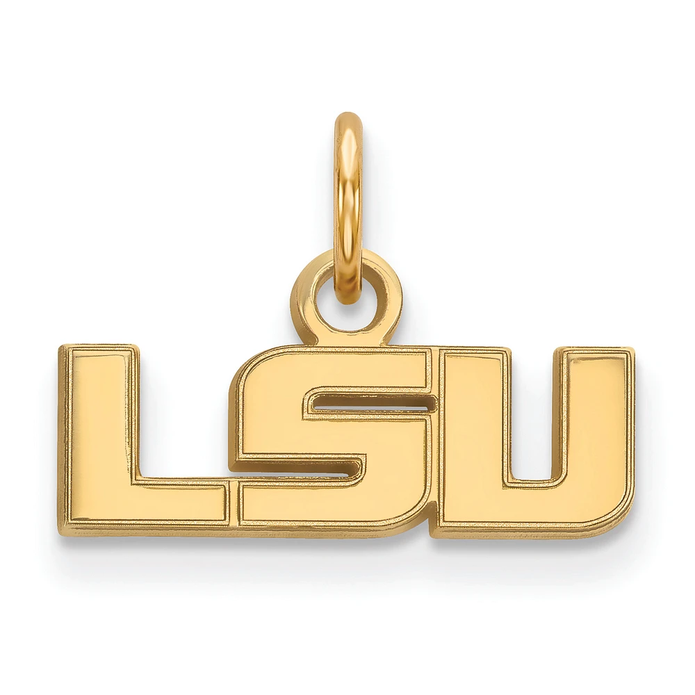 Women's LSU Tigers Gold Plated XS Pendant